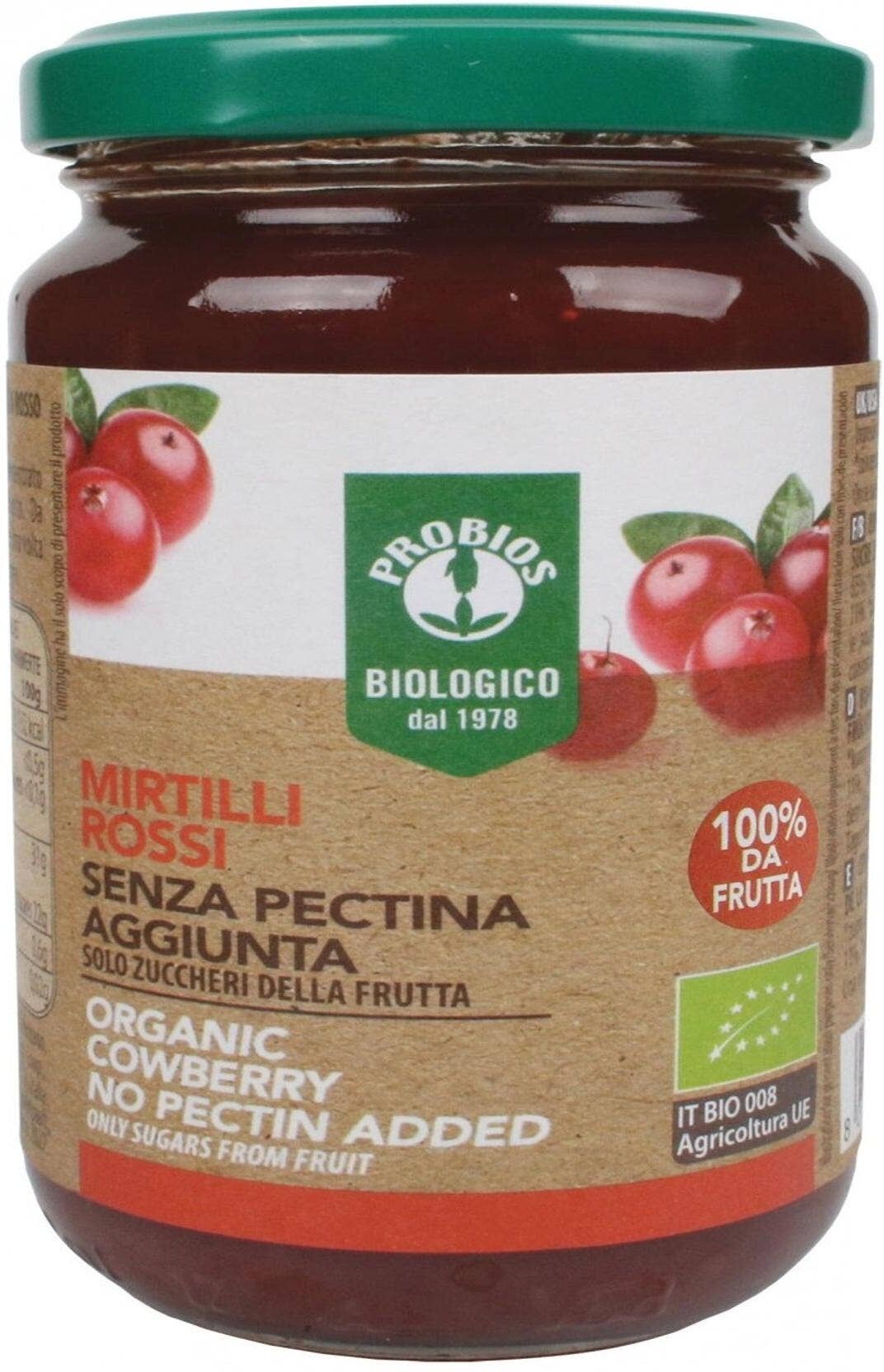 PROBIOS Composta Biologica - Mirtilli Rossi 220 Grammi 