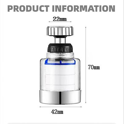 Wasserhahn Wasserfilter für Badezimmer Küchenspüle Haut Gesichtswäsche, Wasserhahn Filter Ersatzduschkopf für hartes Wasser, Filtration entfernt Chlorfluorid Schwermetalle