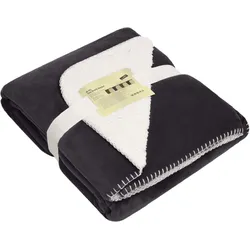 James & Nicholson Velours Decke JN955 anthracite/natural one size