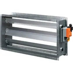 Blauberg Elektrische Luftstromklappe BL ASLF 60x30 ? 730x410x225 mm ? präzise Lu...