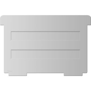 Helit Stützplatten H7204182, A6 quer, für Karteikästen und Tröge