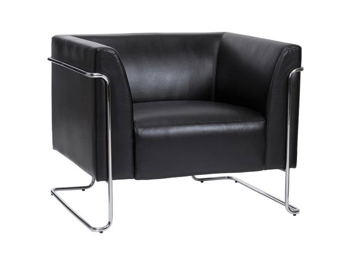 Mid.you Designsessel, Schwarz, Metall, 88x74x74 cm, Wohnzimmer, Sessel, Sonstige Sessel