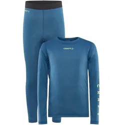 CRAFT Unterwäsche Set CORE WARM BASELAYER SET J, Größe 110 in Blau Blau