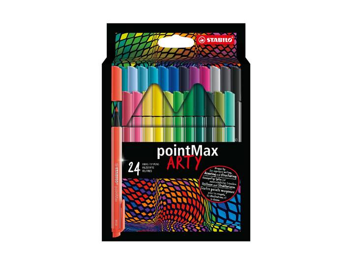 Faserstift STABILO PointMax Kartone , bunt, Stifte, Faserstift
