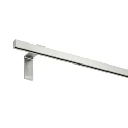 Mydeco Vorhangschiene smart 1-Lauf   , silber , Aluminium , Maße (cm): B: 240 H: 2,3