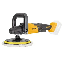 20V EGO LI Brushless Akku-Poliermaschine + 2 Polierschwämme Ø 180mm Ohne Akku Ohne Ladegerät VITO