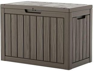 Lesly 170L/45Gal polypropylene resin outdoor storage deck box