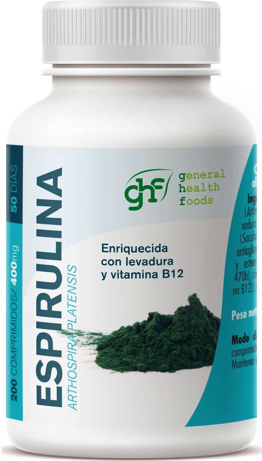 GHF Espirulina 400 mg 200 comp