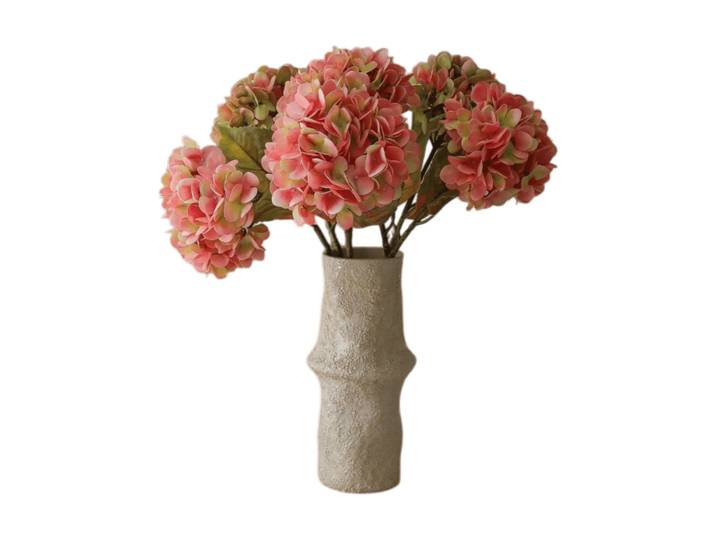 Botané Bouquet artificiel d’hortensias Soft pink, 60 cm, 5 pièces