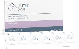 UNIDERM FARMACEUTICI Srl Uniderm Lilith Ovuli Vaginali, 6 pezzi