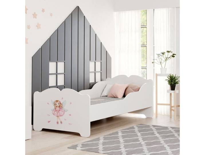 Lit pour fille ANNA 70x140 cm avec matelas – une solution idéale pour la chambre d'enfant