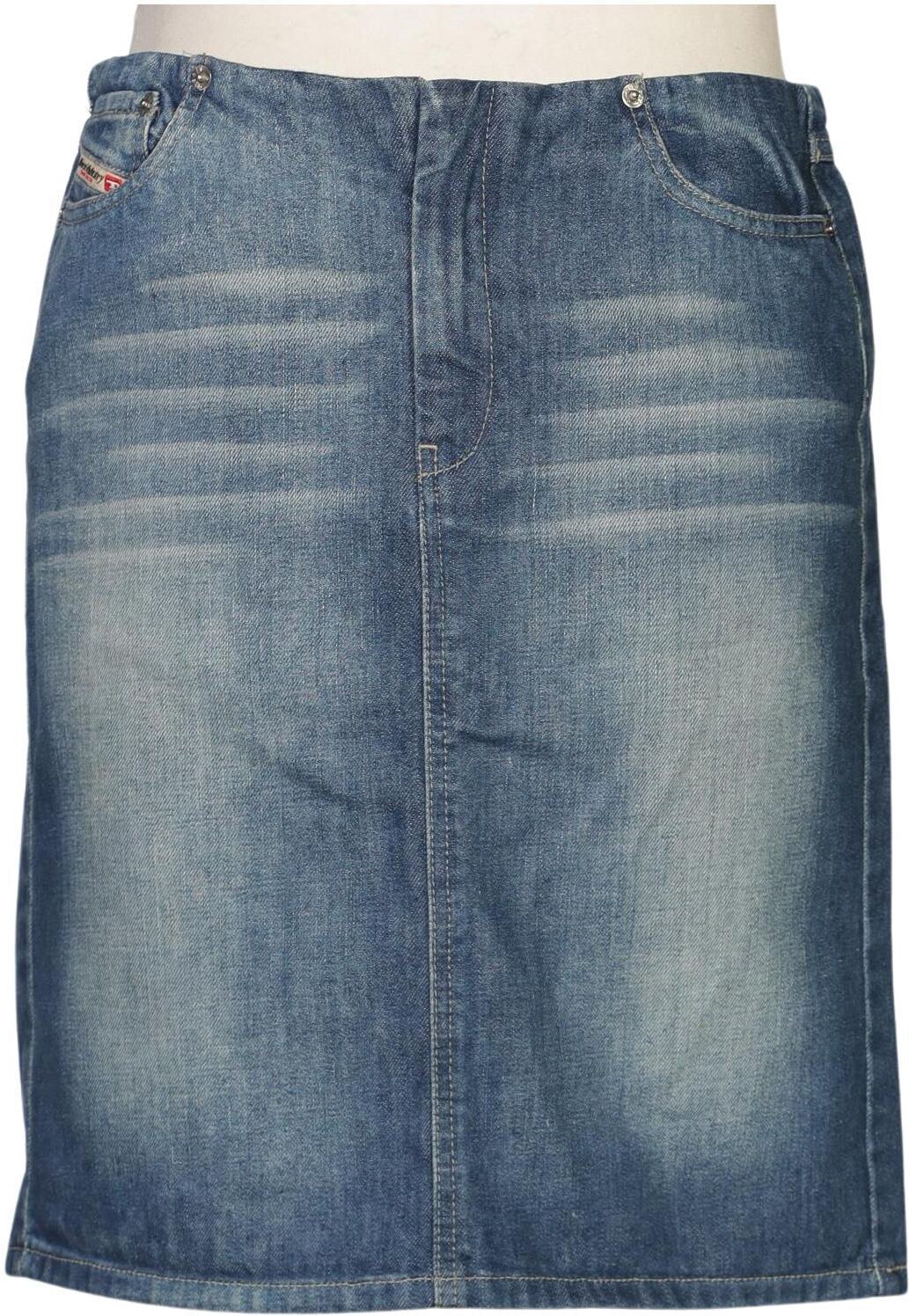 Diesel Damen Rock, Blau, Gr. W31, Baumwolle - Second Hand