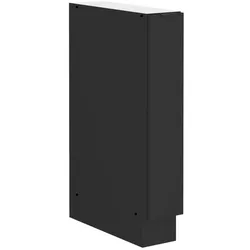 Küchen Unterschrank Schrankauszug 15 cm SIENA Schwarz Küche Küchenzeile