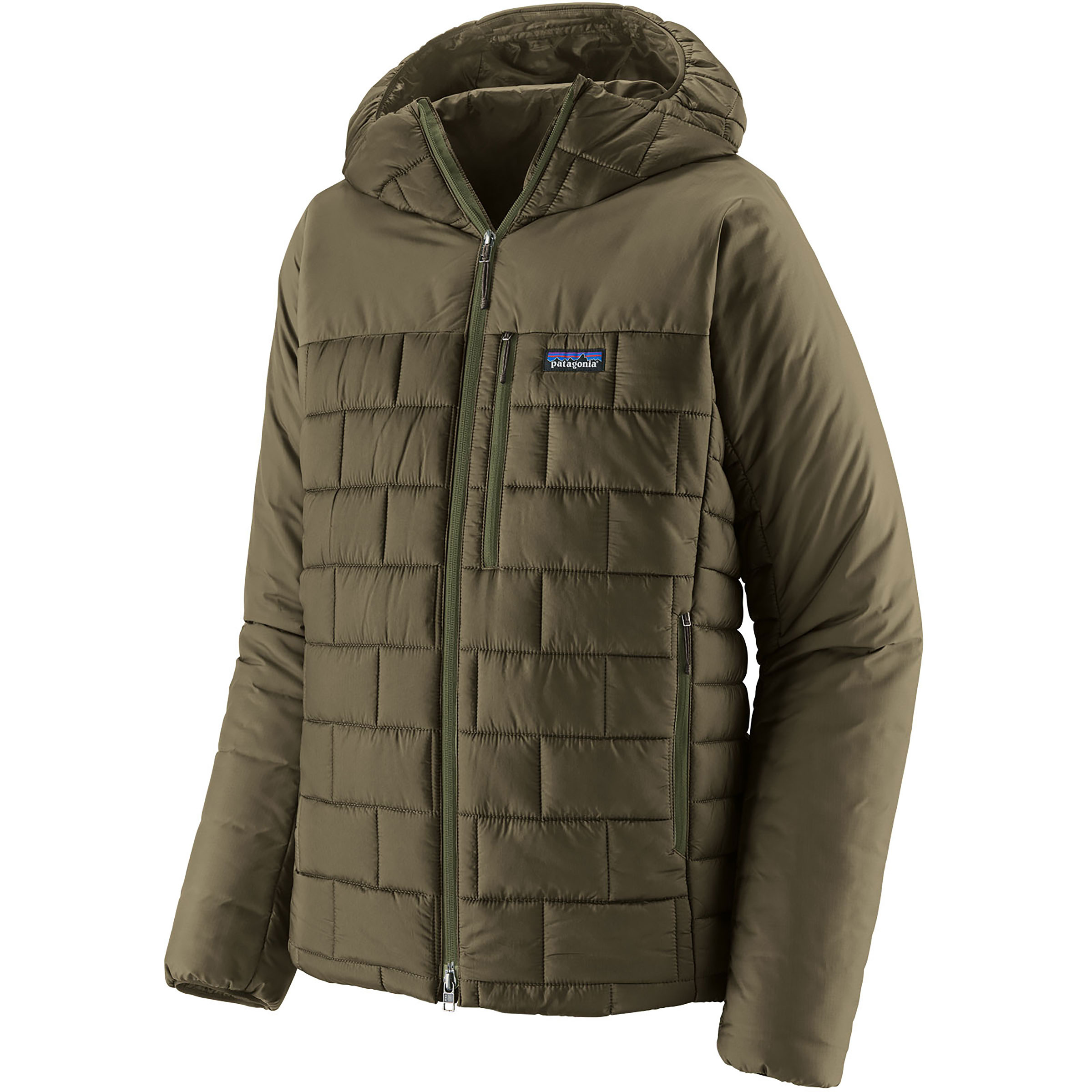 Patagonia Hi-Loft Nano Puff Herren Kunstfaserjacke oliv Größe M Trekking Windabweisend Wasserabweisend
