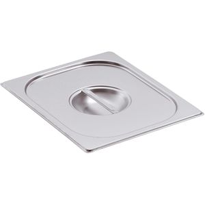Bartscher GN-Deckel Top Line, A120625, GN 1/2, Edelstahl CNS 18/10, mit Handgriff