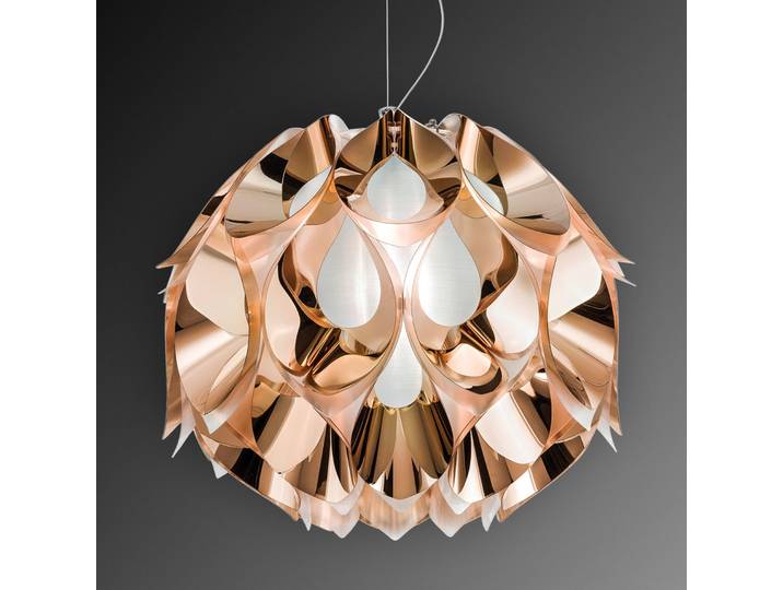 Flora Suspension M Cuivre - Slamp - Salon / séjour - Design - Plastique - À ampoule unique