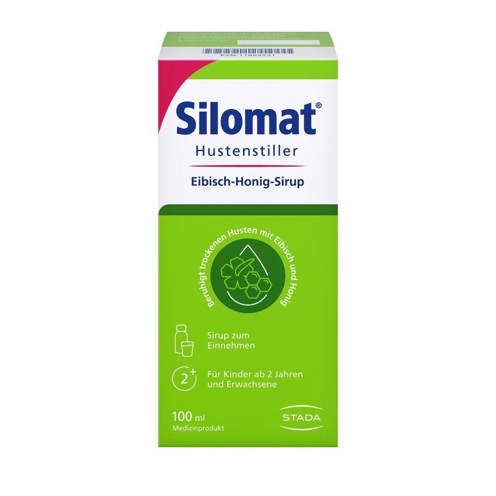Silomat Hustenstiller Eibisch-Honig-Sirup 100 ml Sirup
