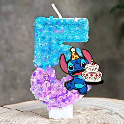 Uplift Treasures Angel Cartoon Number Birthday Cake Candle b 5