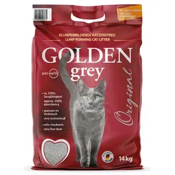 Golden Choice Golden Grey Original Katzenstreu 1x14 kg