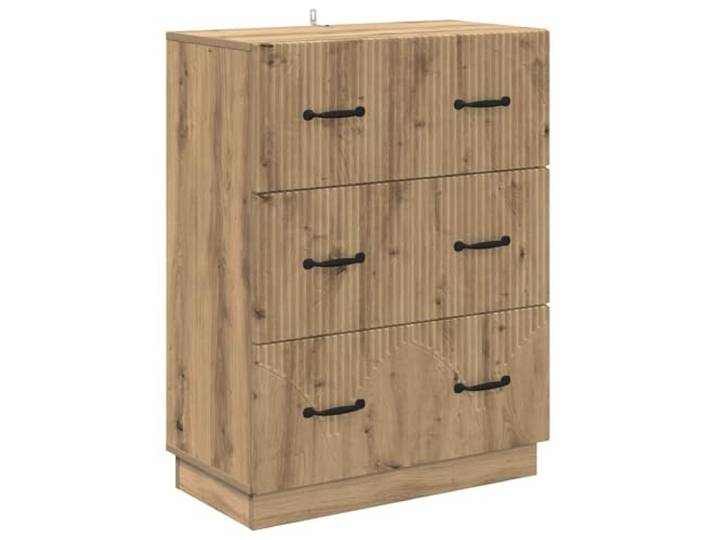 HKLGBVCR Schubladenschrank, 66 x 34,5 x 87 cm, Holz Verstellbare Einlegeböden, abschließbare Türen, schlichtes Design, vielseitig einsetzbar, einfache Wartung