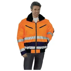 Prevent,  Warnschutz-Pilotenjacke Grösse XXL orange/marine (XXL)