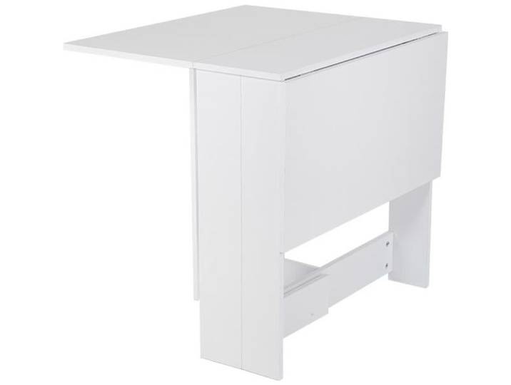 (Blanc) Table Pliante - keisha - 103 x 76 x 73 4 cm - Adaptée aux espaces réduits