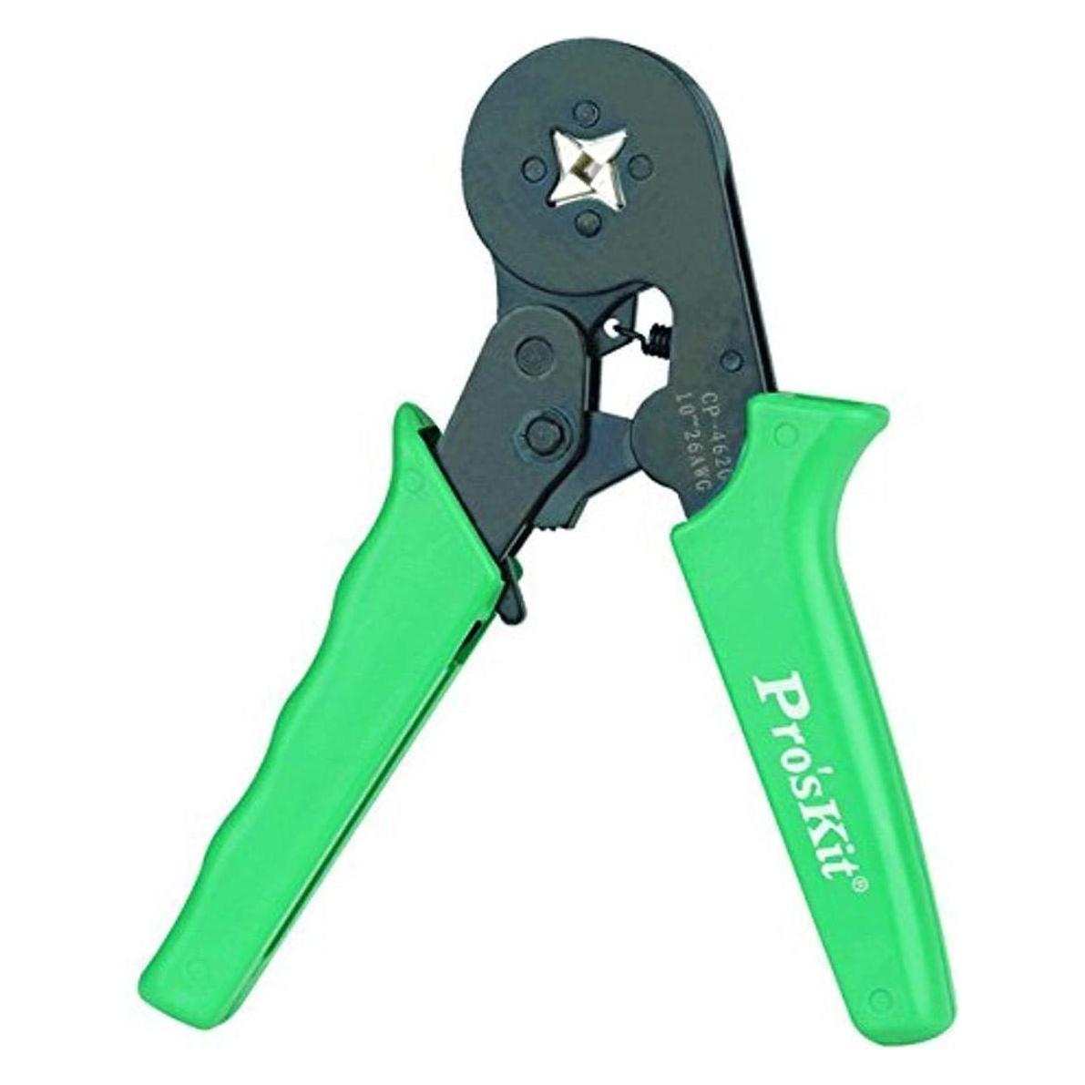 Prokits Pro'sKit CP-462G Crimpzange für Aderendhülsen - 0,25 bis 6,0 mm² - Vierkantcrimp (CP-462G)