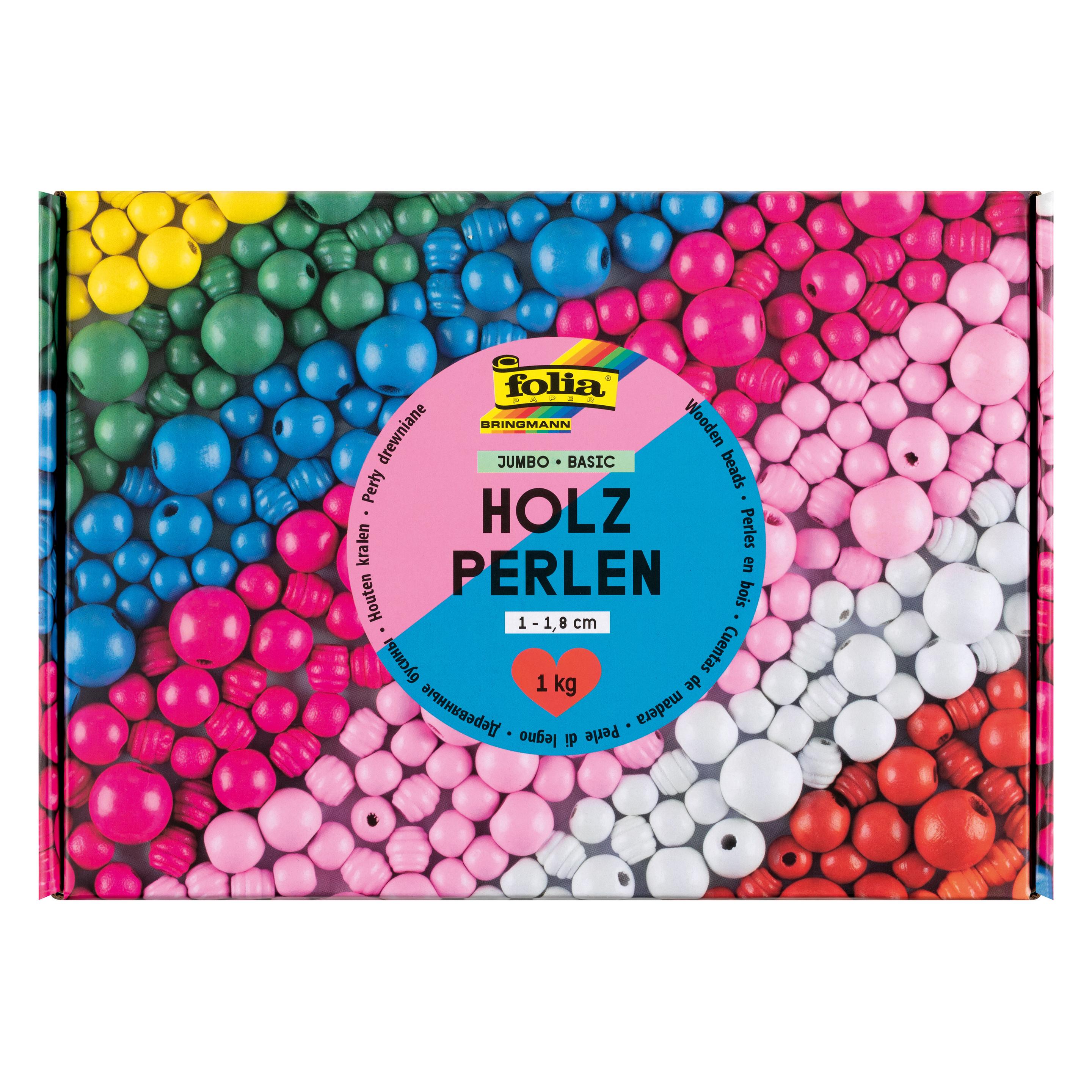 Folia Holzperlen basic 1000g (22992)