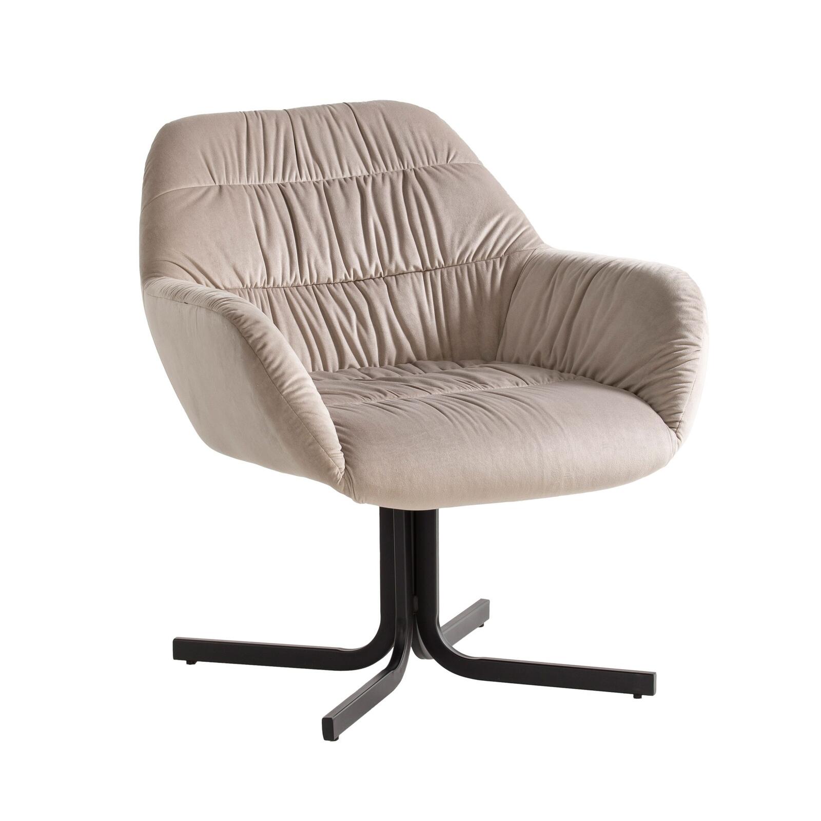 WOHNLING Design Loungesessel WL6.952 Beige