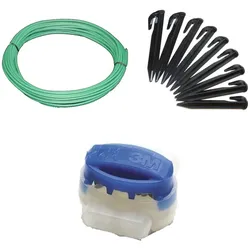 Reparatur-Set S+ kompatibel mit Yardforce ® Kabel Haken Verbinder Reparatur Paket Kit Material