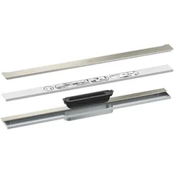 hansgrohe AXOR Drain Fertigset Durschrinne, 700mm, zur Wandmontage, 42525800, Farbe: Stainless Steel Optic