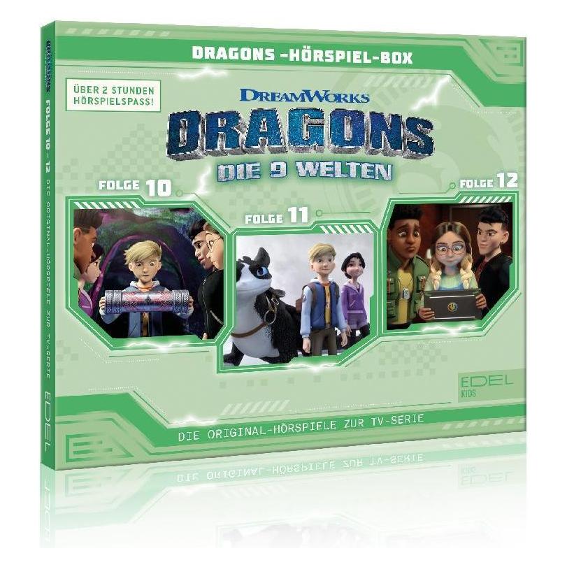 Edel:Kids Dragons - Die 9 Welten Hörspiel-Box, Folge 10-12 (Dragons-Die 9 Welten) (0219250KID)