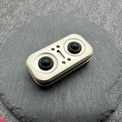 Useful Little Things Owl Magnetic Fidget Slider Metal Desk Toy And Hand Spinner silver