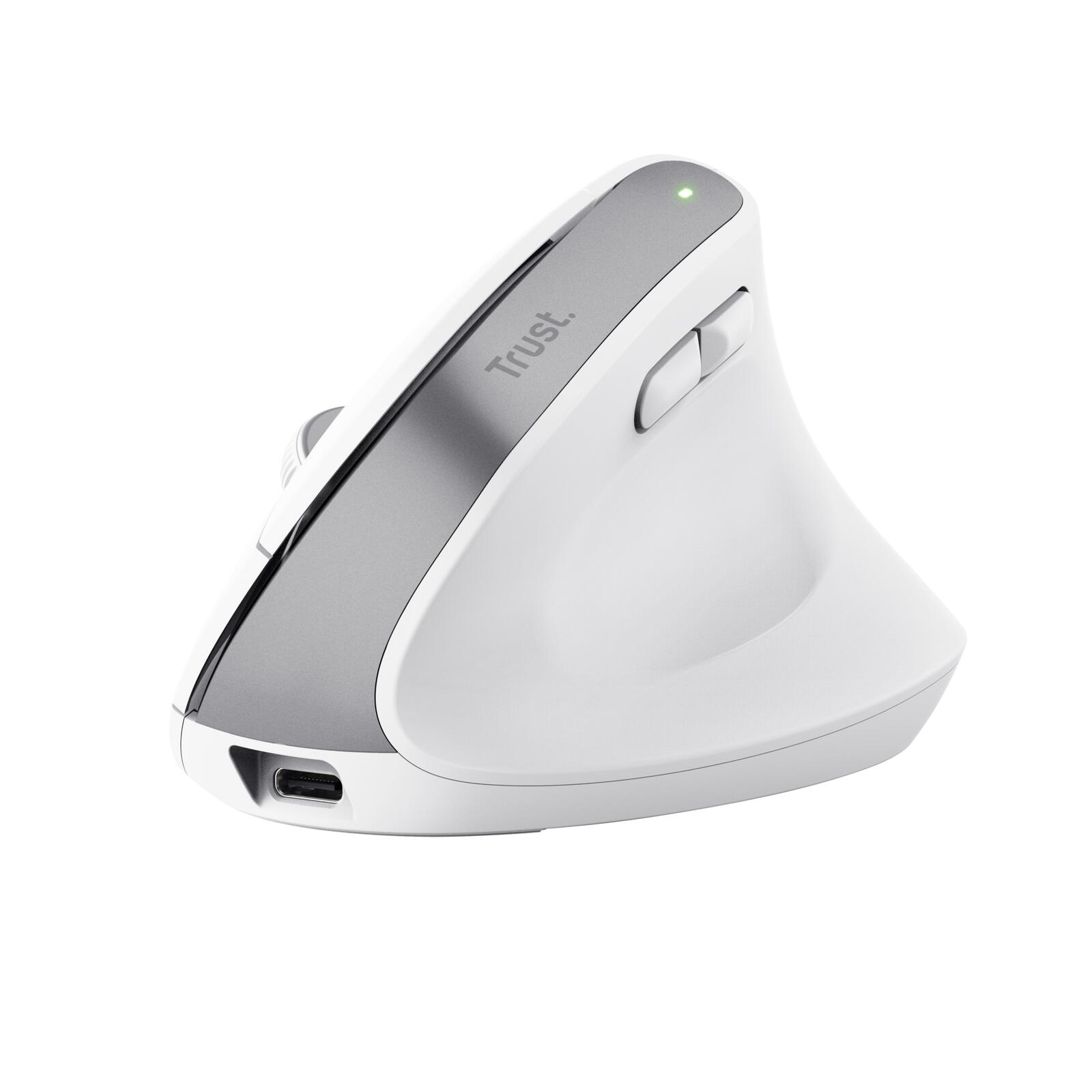 Trust Bayo+ Ergonomische kabellose Maus für mehrere Geräte - Weiß 25399