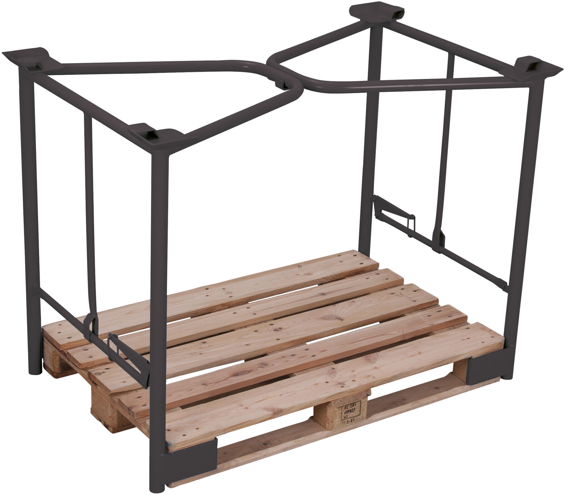 Variofit Palettenaufsatz Typ 65K RAL 7016 (pa-080.301/AG)