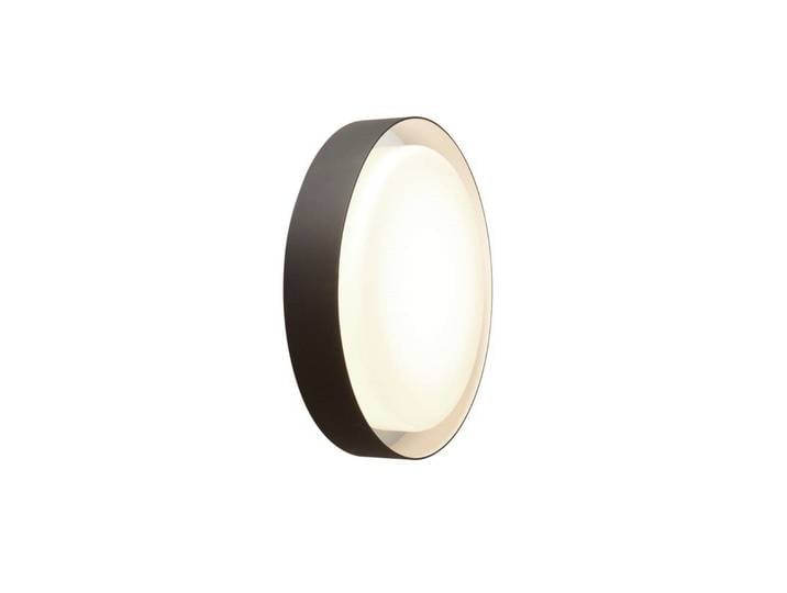Plaff-On Lampe murale/plafonnier, IP54, noir, Ø 50 cm - Marset - Aluminium