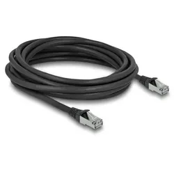 DeLOCK RJ45 Netzwerkkabel Cat.6A S/FTP PUR Outdoor 5 m schwarz