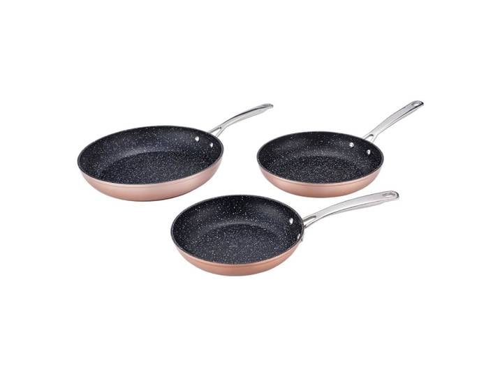 Set de 3 poêles 20/24/28cm greblon céramique