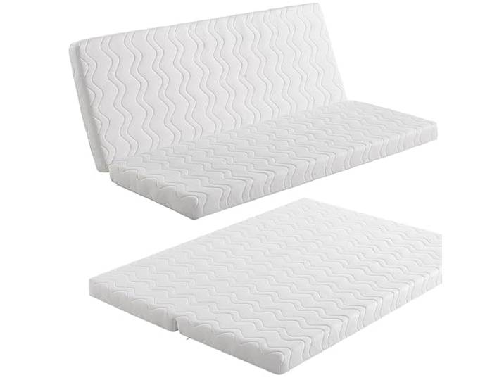 EROSS CONFORT Clic Clac Matratze für Schlafsofa, 130x190 cm, Doppelbett, Geschenk, Plaid, antibakteriell und schimmelabweisend, waschbarer Bezug