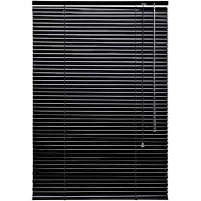 Jalousie LIEDECO "Aluminium-Jalousie" Gr. 18, schwarz, B:90cm H:160cm, Jalousien, Aluminium