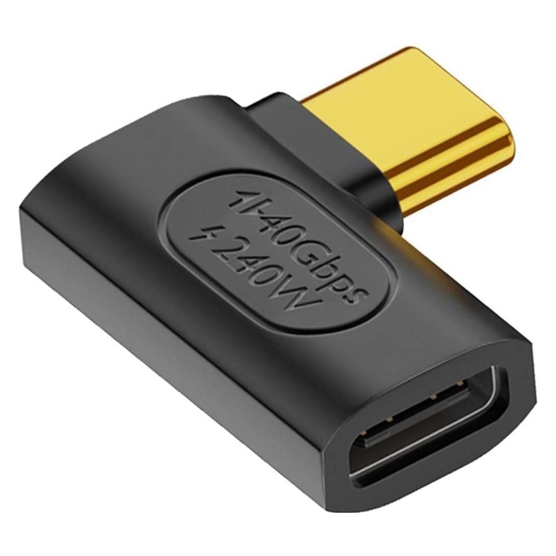PowerGuard USB-C zu USB-C 90 Grad Winkel Adapter (USB-C, USB-C) (00032644)