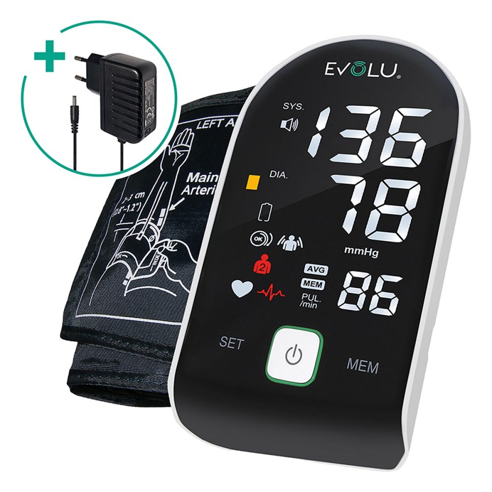 Forans Medical GmbH Evolu Intelligent Oberarm-Blutdruckmessgerät Black 20391847