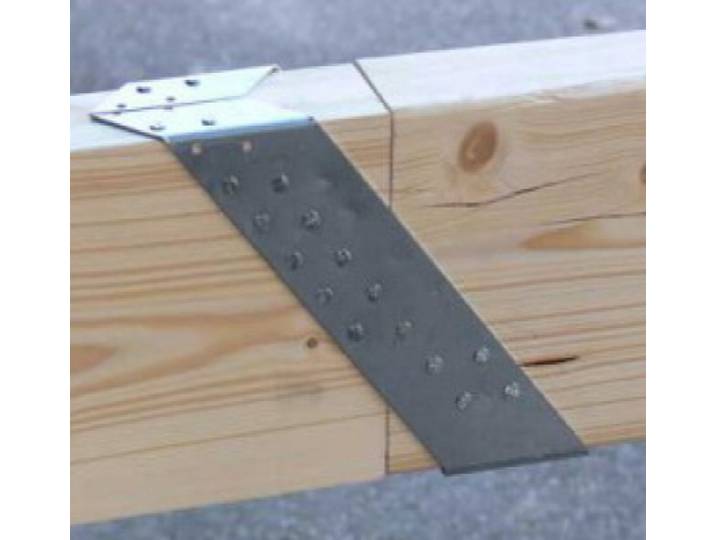 Gordinglas 59x156mm houtverbinding, verzinkt