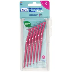 TEPE Angle Interdentalbürste 0,4mm pink 6 St Zahnbürste