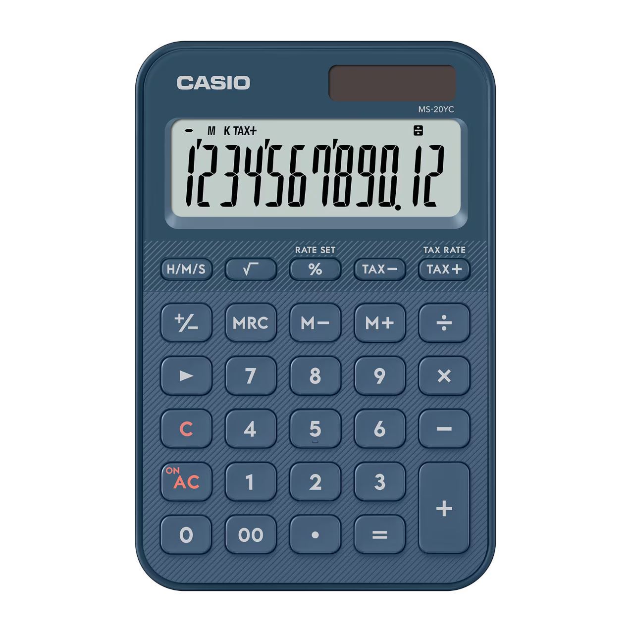 CASIO MS-20YC-NY Taschenrechner marineblau