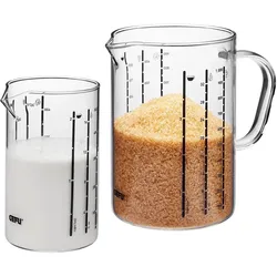 GEFU Messbecher-Set 2tlg., Messbecher, Transparent