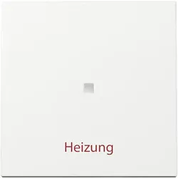 Gira Wippe Kontrollf. + Heizung Ein/Aus Reinweiß 367803