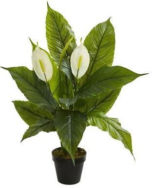 Nearly Natural "26"" Spathiphyllum Artificial Plant (Real Touch)"