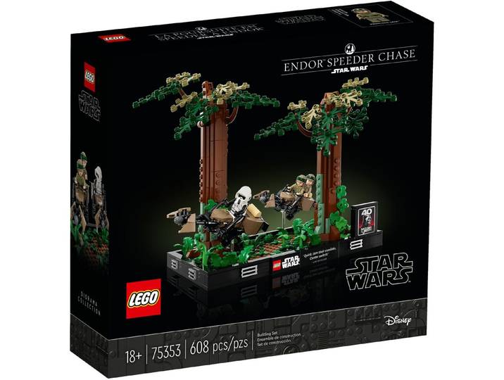 LEGO® LEGO® Star Wars 75353 Verfolgungsjagd auf Endor™ – Diorama Konstruktionsspielsteine