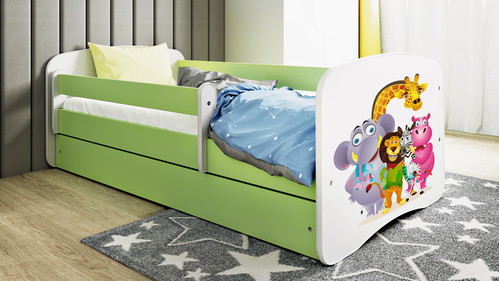KINDERBETT Prinzessin Pferd mit Schublade und Matratze 180/80cm